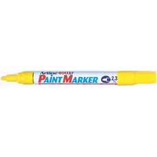 Artline 400 Yellow Paint Marker 2.3mm Bullet Tip x 12's pack AO140007