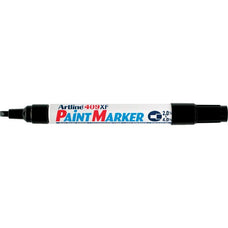 Artline 409 Black Paint Marker 4.0mm Chisel Tip x 12's pack AO140901