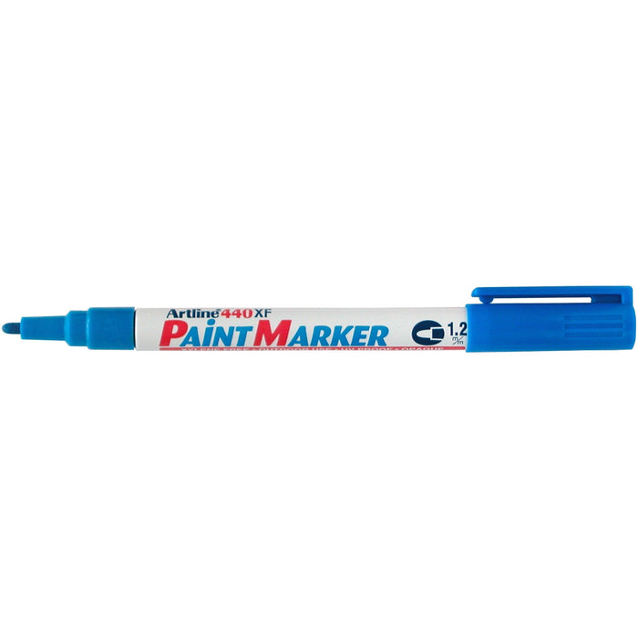 Artline 440 Blue Paint Marker 1.2mm Bullet Tip x 12's pack AO144003