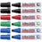 Artline 5109A Whiteboard Marker 10mm Chisel Tip Assorted Colours - 6's pack AO159041