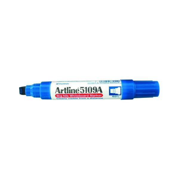 Artline 5109A Whiteboard Marker 10mm Chisel Tip Blue AO159063