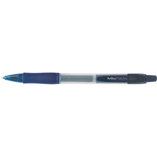 Artline 5570 Geltrac Retractable Gel Pen 0.7mm Medium Blue x 12's pack AO155703