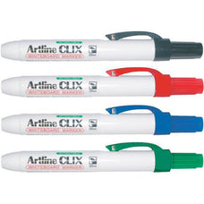 Artline 573 Clix Retractable Whiteboard Marker Bullet Tip 4's AO157344-DO