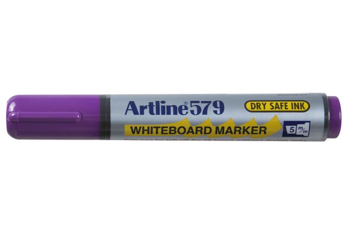 Artline 579 Whiteboard Marker 5mm Chisel Nib Puple x 12's pack AO157906