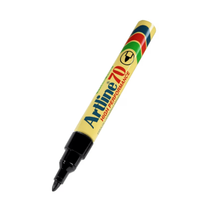 Artline 70 Permanent Marker Bullet Tip Black AO107061