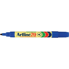 Artline 70 Permanent Marker Bullet Tip Blue 12's Pack AO107003