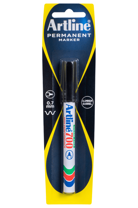 Artline 700 Permanent Marker Fine Tip Black AO170061