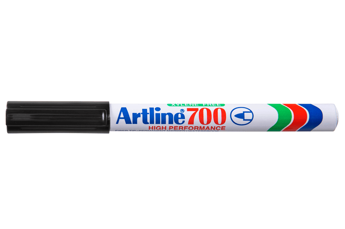 Artline 700 Permanent Marker Fine Tip Black  x 12's pack AO170001