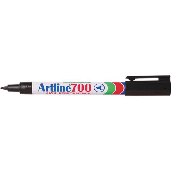 Artline 700 Permanent Marker Fine Tip Black  x 12's pack AO170001