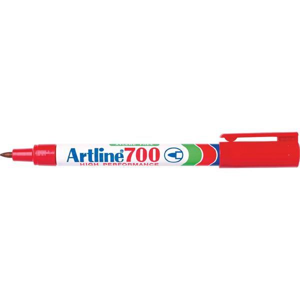 Artline 700 Permanent Marker Fine Tip Red AO170002-DO