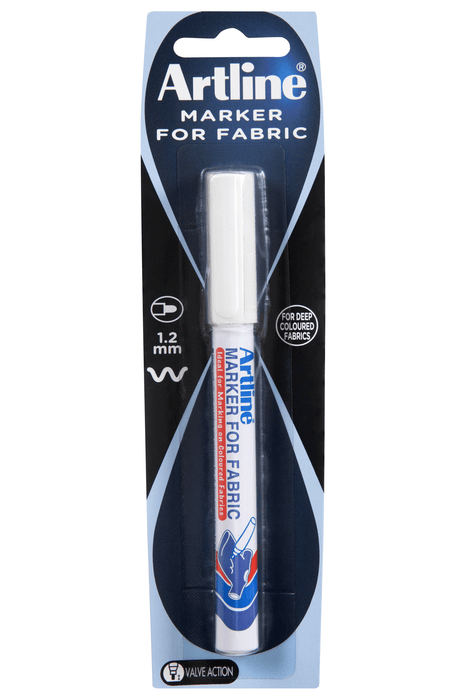 Artline 750 Laundry Marker 1.2mm Line Width - White AO175063