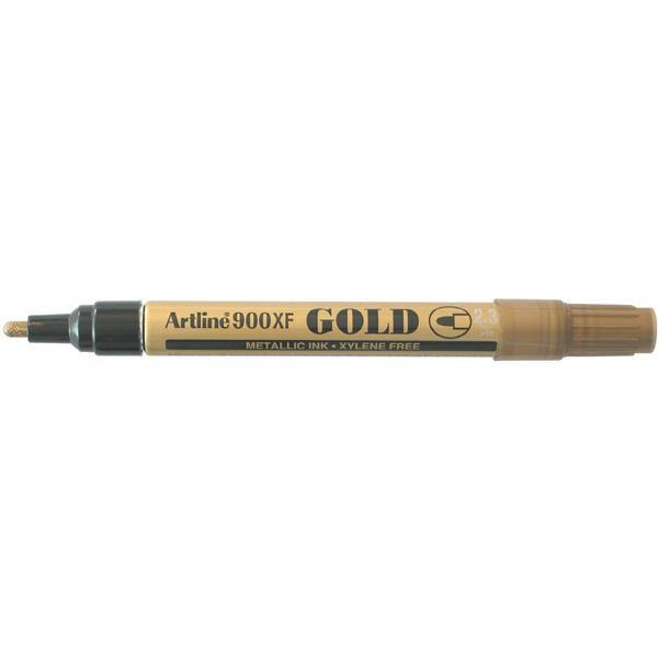 Artline 900XF Metallic Permanent 2.3mm Bullet Nib - Gold AO190031
