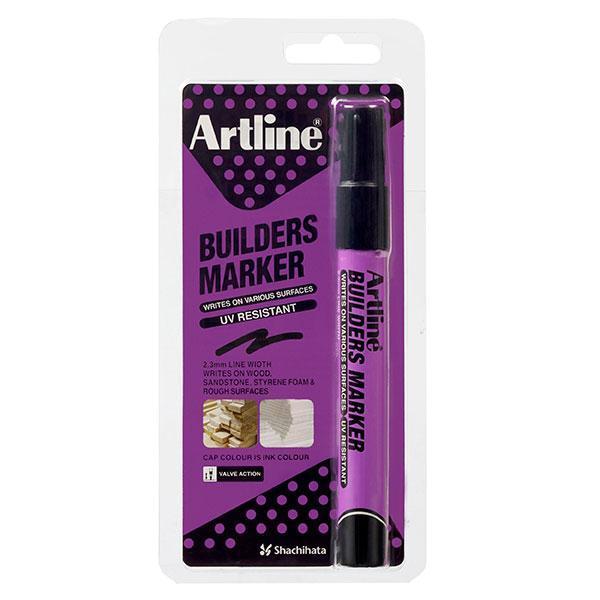 Artline Builders Permanent Marker Bullet Tip Black AO195201HS