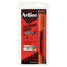 Artline Electricians Permanent Marker Bullet Tip Orange AO195305HS