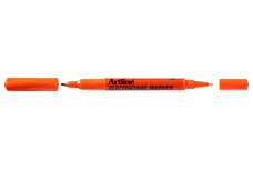 Artline Electricians Permanent Marker Bullet Tip Orange x 12's pack AO195305O