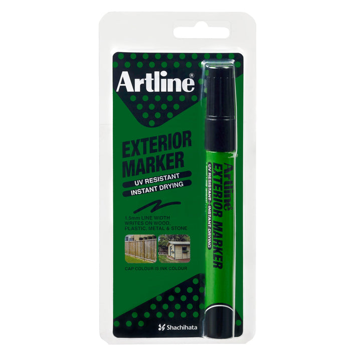 Artline Exterior Permanent Marker Bullet Tip Black AO195601HS