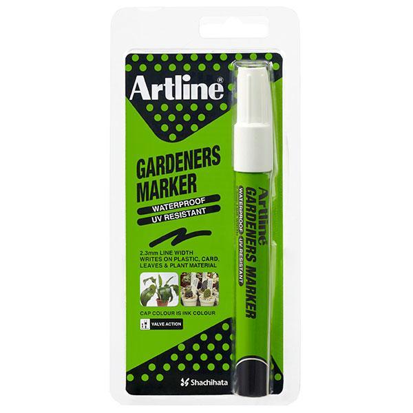 Artline Gardeners Permanent Marker Bullet Tip White AO195733HS