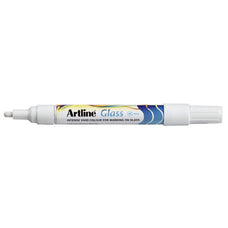 Artline Glassboard Marker, 2mm, White, Pack of 12 AO183033