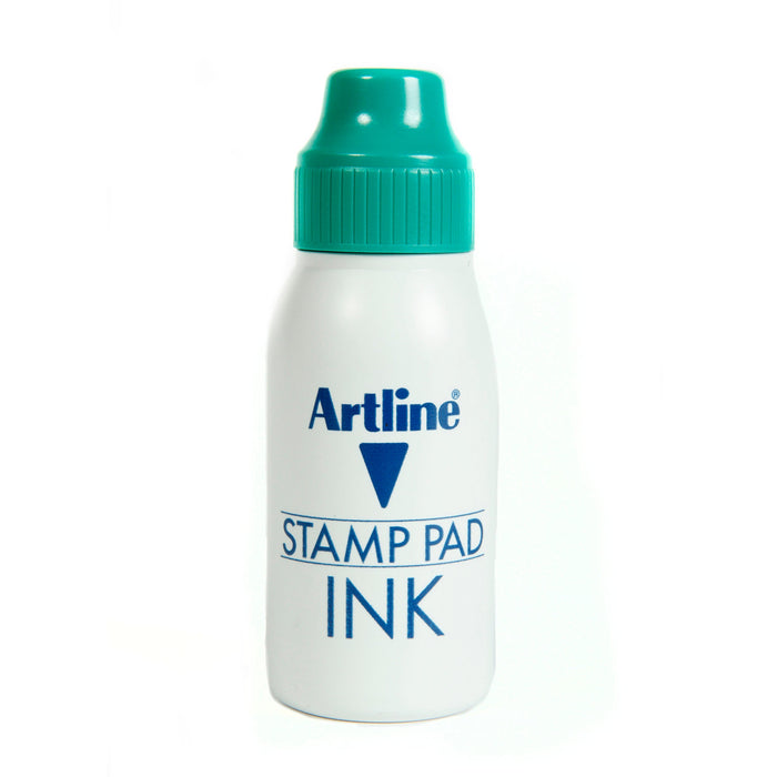 Artline Green Stamp Pad Ink, 50cc AO110504