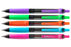 Artline Ikonic Brights Retractable Ballpoint Pen Medium Tip 5's Pack AOIK1840742