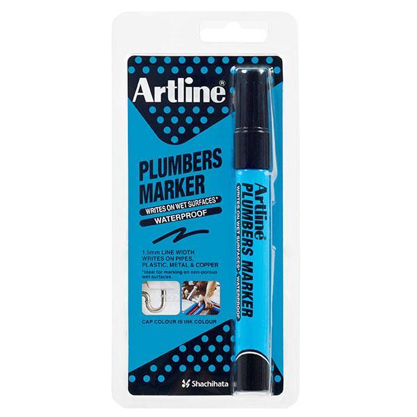 Artline Plumbers Permanent Marker Bullet Tip Black AO195501HS