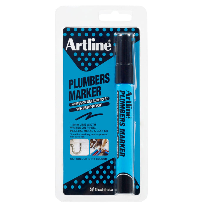 Artline Plumbers Permanent Marker Bullet Tip Black AO195501HS