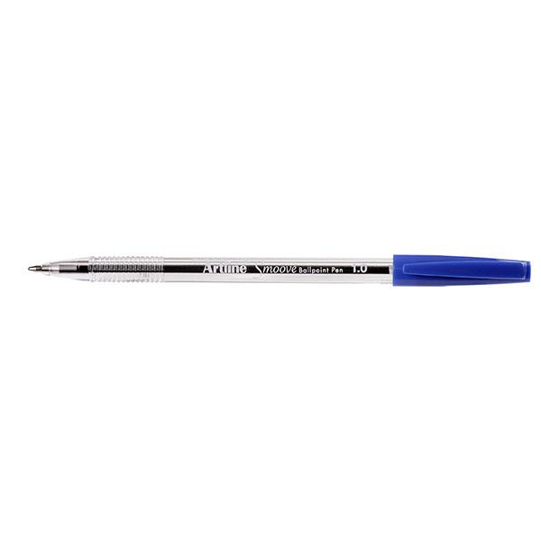 Artline Smoove Ballpoint Pen Blue - Pack of 12 AO182103