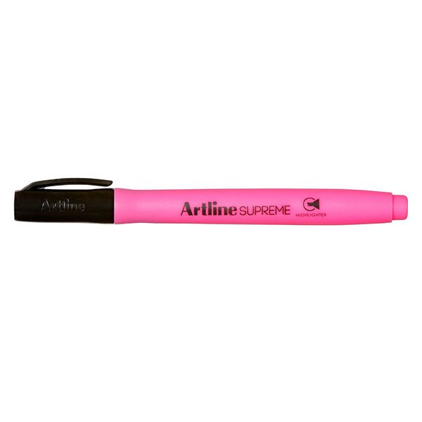 Artline Supreme Highlighter, Pink, 12's pack AO161009