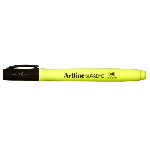 Artline Supreme Highlighter, Yellow, 12's pack AO161007