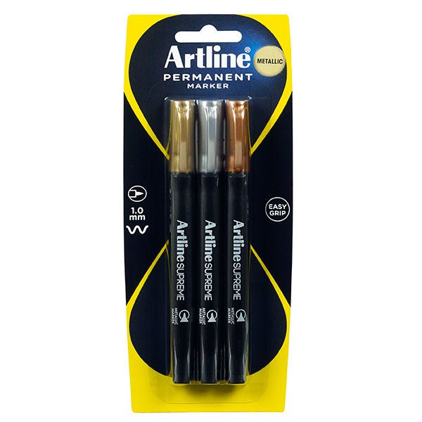 Artline Supreme Metallic Marker 3's pack AO109935