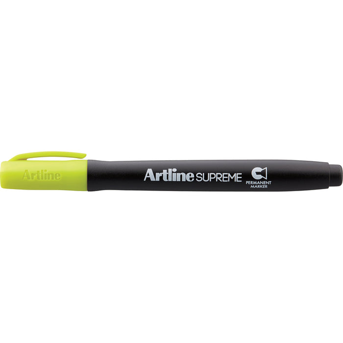 Artline Supreme Permanent Marker, Chisel, Blue Yellow, 12's Pack AO109157