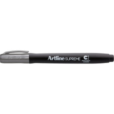 Artline Supreme Permanent Marker, Chisel, Grey, 12's Pack AO109111