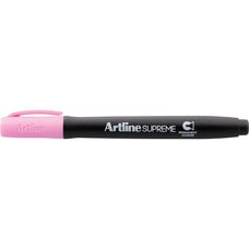 Artline Supreme Permanent Marker, Chisel, Pastel Pink, 12's Pack AO109136