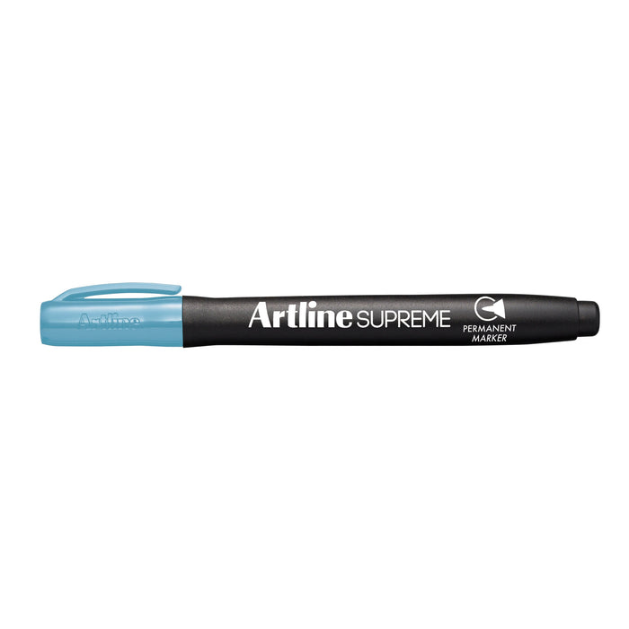 Artline Supreme Permanent Marker Light Blue 12's Pack AO107113