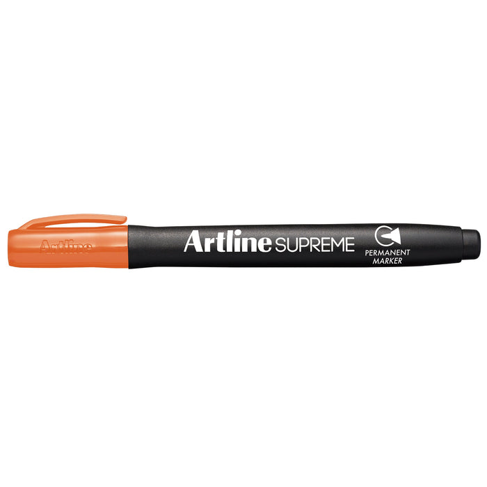 Artline Supreme Permanent Marker Orange 12's Pack AO107105