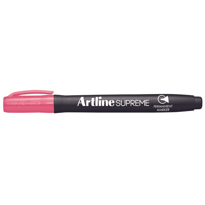 Artline Supreme Permanent Marker Pink 12's Pack AO107109