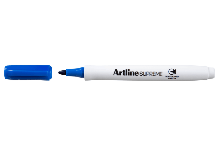 Artline Supreme Whiteboard Marker 1.5mm Bullet Tip Blue 12's Pack AO105103