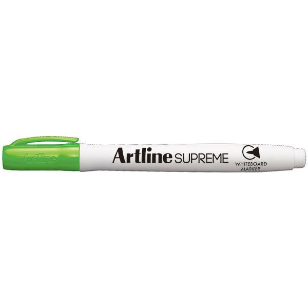 Artline Supreme Whiteboard Marker 1.5mm Bullet Tip Lime Green 12's Pack AO105114