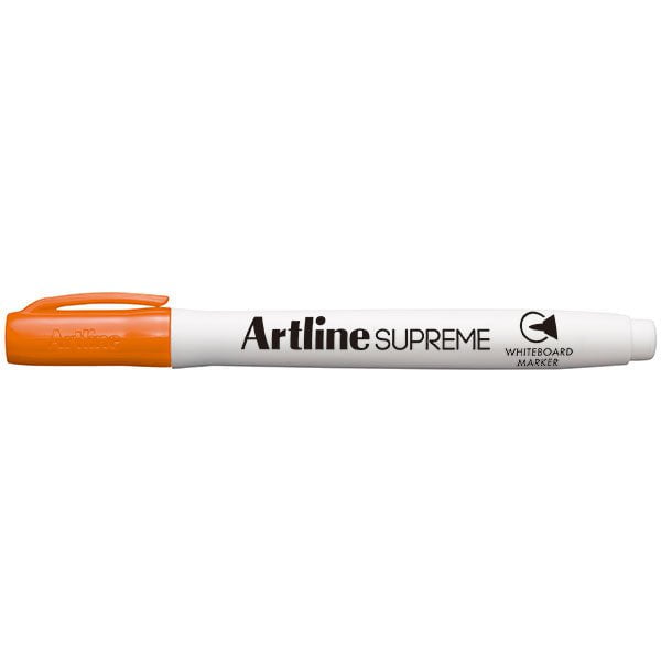 Artline Supreme Whiteboard Marker 1.5mm Bullet Tip Orange 12's Pack AO105105