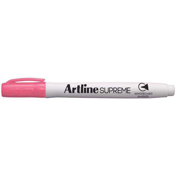 Artline Supreme Whiteboard Marker 1.5mm Bullet Tip Pink 12's Pack AO105109