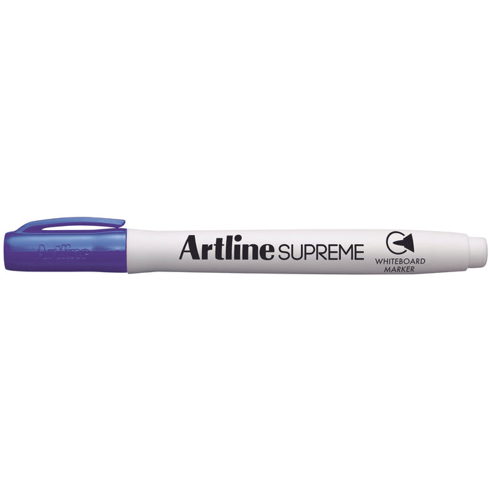 Artline Supreme Whiteboard Marker 1.5mm Bullet Tip Purple 12's Pack AO105106