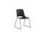 Knight's Arton Sled Chair, Black Frame, Padded and Non Padded Seat