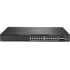 Aruba 24-port 1GbE and 4-port SFP56 Switch - 24 Ports - Manageable - 3 Layer Supported - Modular - 4 SFP Slots - Twisted Pair, Optical Fiber - 1U High - Rack-mountable IM4637486