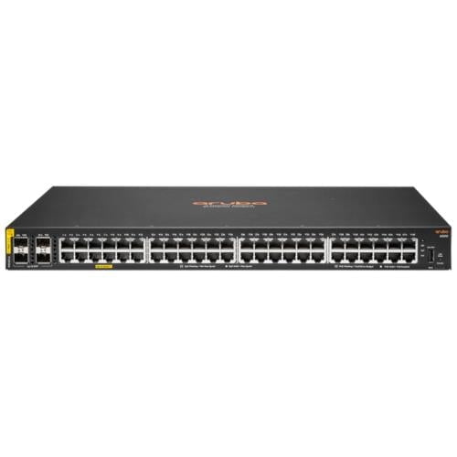 Aruba 6000 48G Class4 PoE 4SFP 370W Switch - 48 Ports - Manageable - Gigabit Ethernet - 10/100/1000Base-T, 100/1000Base-X - 3 Layer Supported - Modular - 4 SFP Slots - 45 W Power Consumption - 370 W PoE Budget - Twisted Pair, Optical Fiber - PoE Ports - 1 IM5354016