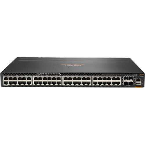 Aruba 6300M 48-port 1GbE and 4-port SFP56 Switch - 48 Ports - Manageable - 3 Layer Supported - Modular - 4 SFP Slots - Twisted Pair, Optical Fiber - 1U High - Rack-mountable IM5067773