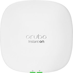 Aruba Instant On AP25 Dual Band 802.11ax 5.30 Gbit/s Wireless Access Point - Indoor - 2.40 GHz, 5 GHz - Internal - MIMO Technology - 1 x Network (RJ-45) - 2.5 Gigabit Ethernet - 15.90 W - Wall Mountable, Ceiling Mountable, Rail-mountable IM5556952
