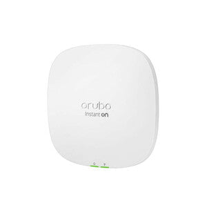 Aruba Instant On AP25 Dual Band IEEE 802.11ax 5.30 Gbit/s Wireless Access Point - Indoor - 2.40 GHz, 5 GHz - MIMO Technology - 1 x Network (RJ-45) - 2.5 Gigabit Ethernet - 15.90 W - Wall Mountable, Ceiling Mountable IM5540013