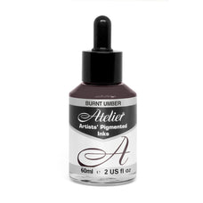 Atelier Acrylic Ink 60ml Burnt Umber CXAT20060
