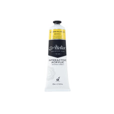 Atelier Acrylic Interactive Paints 80ml Arylamide Yellow Light CXAI18300