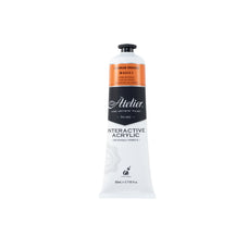 Atelier Acrylic Interactive Paints 80ml Cadmium Orange CXAI21330